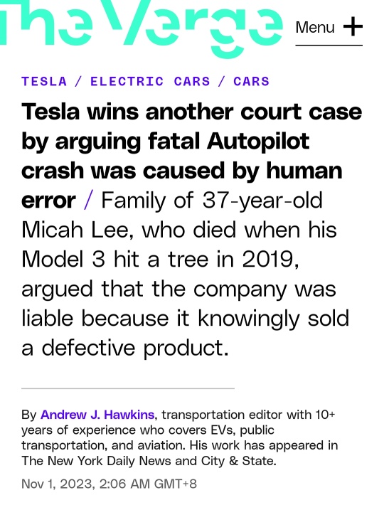 NHTSA fatal clash data about Tesla do not indicate the vehicles are inherently unsafe or have design flaws