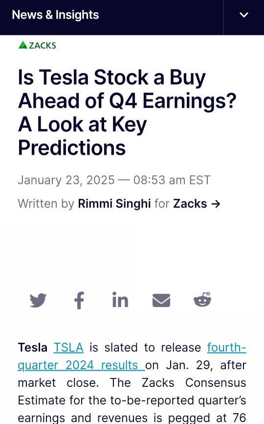 Tesla Q4 2024 Earnings What to Expect