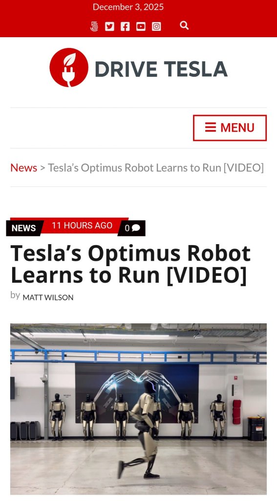 Elon Musk shares update on Tesla robot's new running ability; AI chief Ashok Elluswamy commented