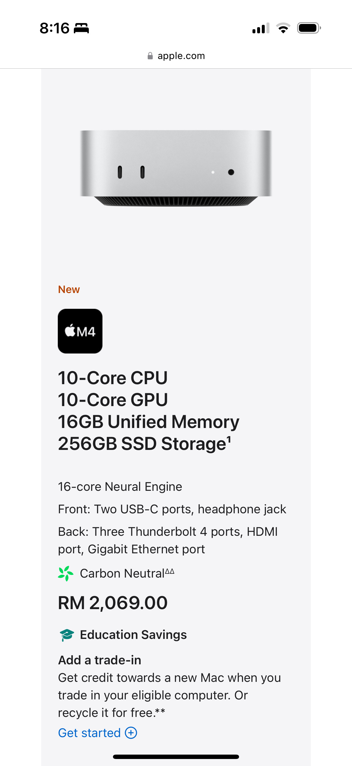 APPLE NEW MAC MINI ONLY COST ….. moomoo Community