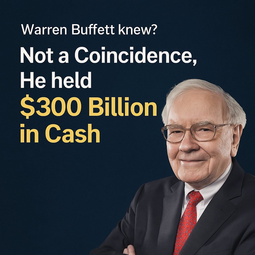 Warren Buffett Saw It Coming? That $300 Billion in Cash Isn’t a Coincidence