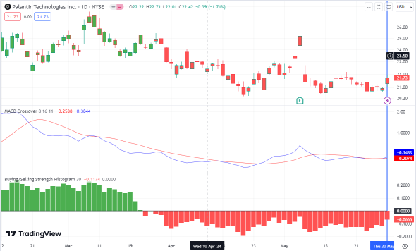 Can Palantir Go Above $27 Before 21 June 2024?