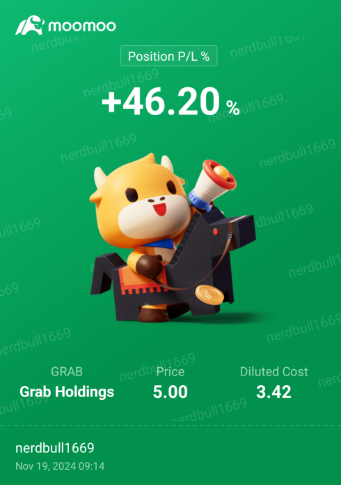 5ドルを見つけたら、さらに上昇し続けます、Grab！