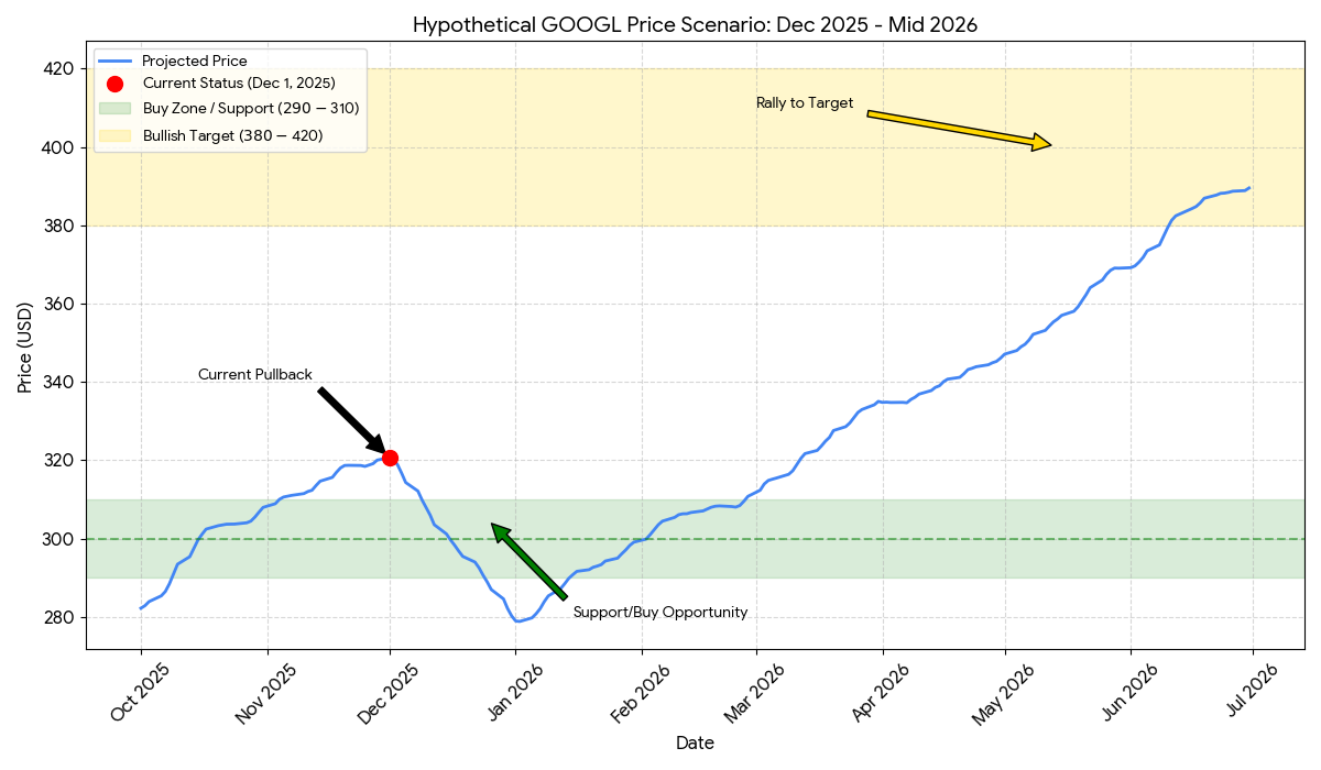 Google株の上昇トレンドは2026年まで続くか？その前に調整局面は来るのか？ - moomooコミュニティ