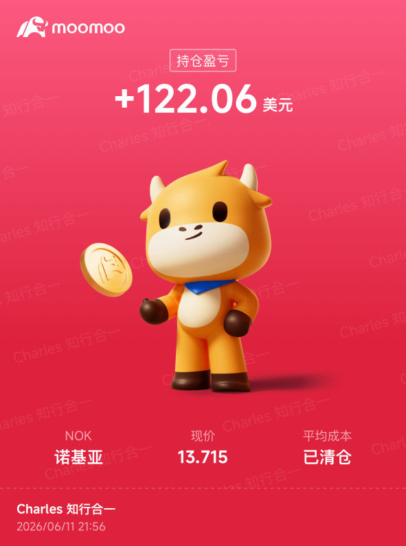 賺錢了，準備洗洗睡覺了。