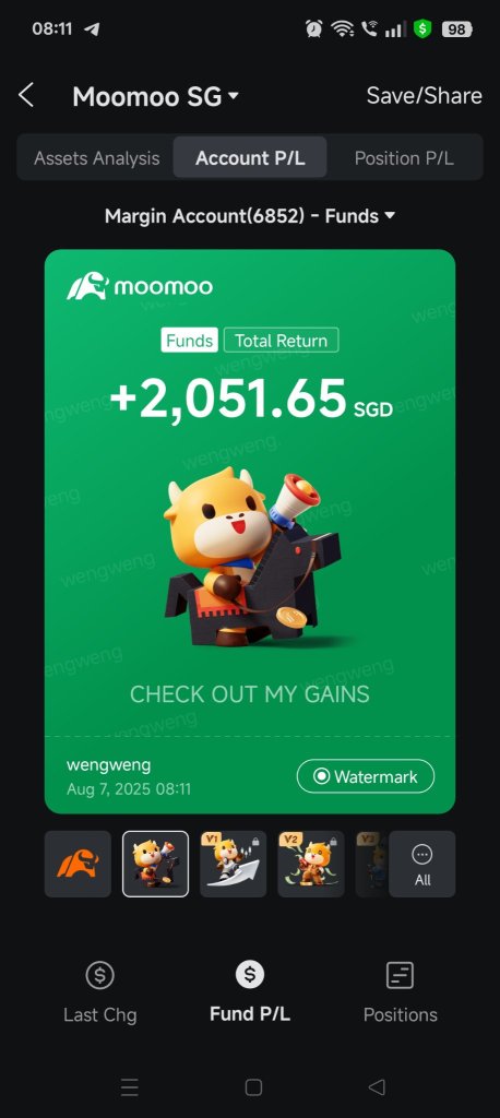 My earning playbook from moomoo mutual fund