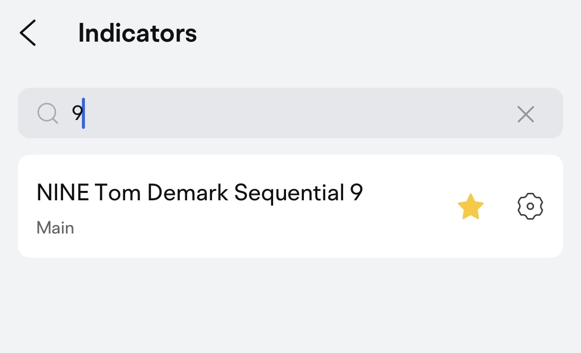 常见问题解答：启用 9 Tom Demark Sequential 9 或其他指示器