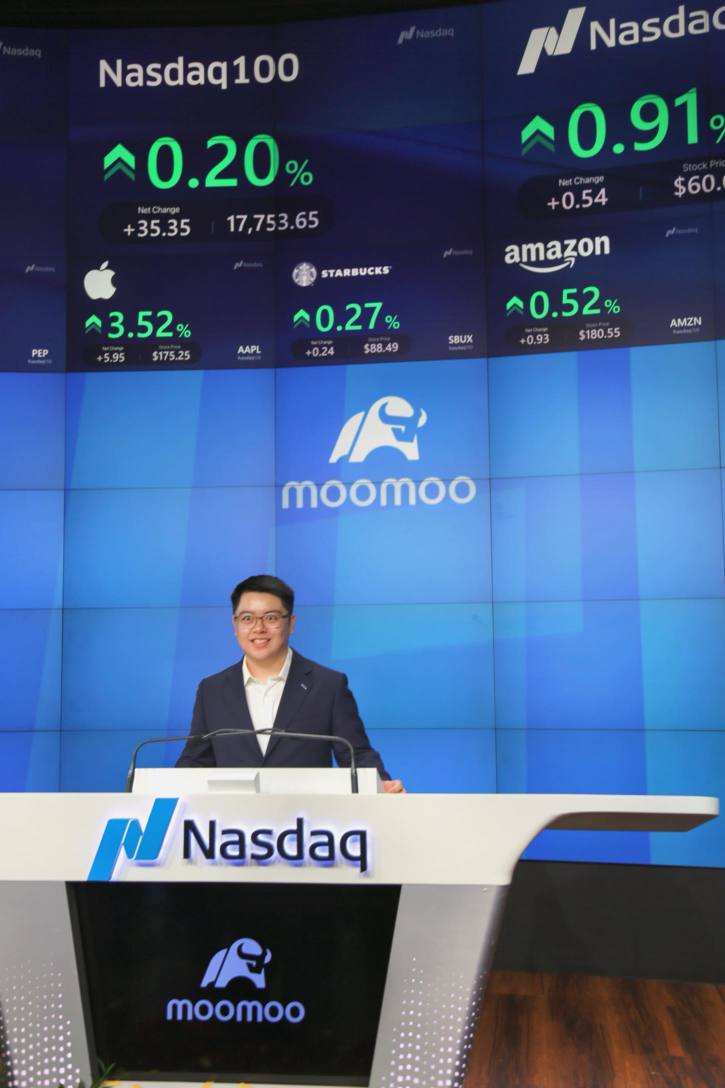 Many Firsts @ Nasdaq US with Moomoo