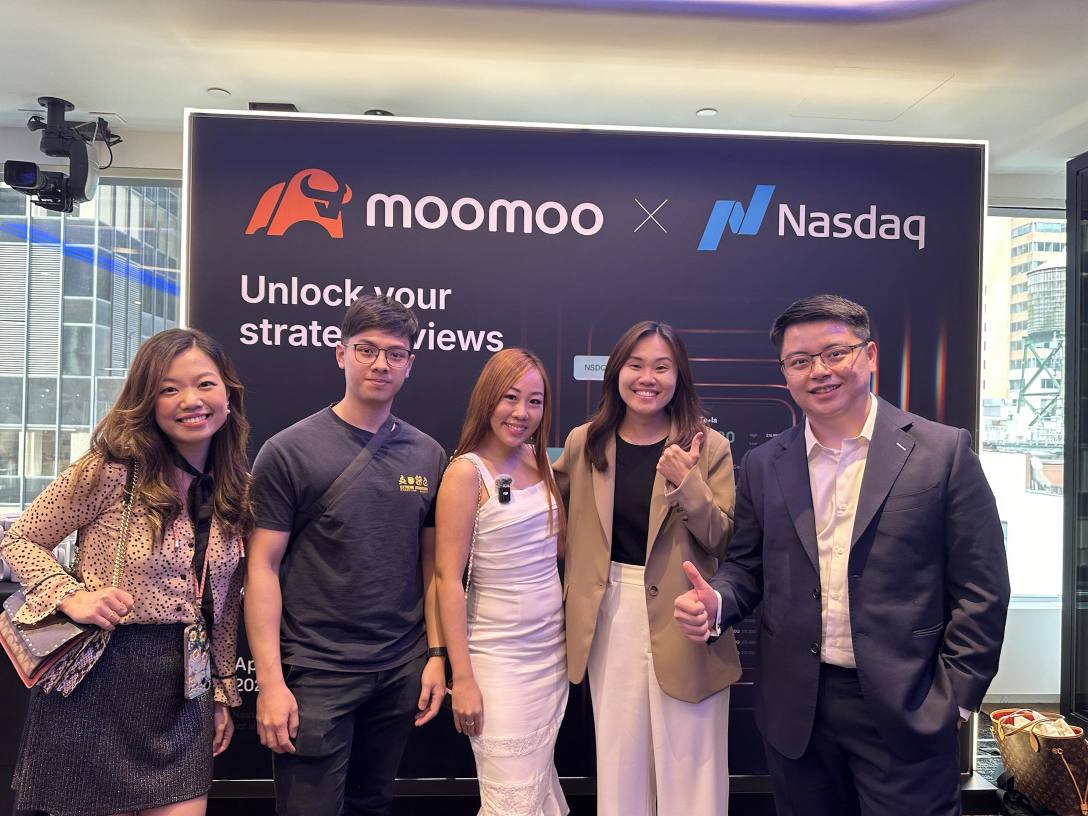 Many Firsts @ Nasdaq US with Moomoo