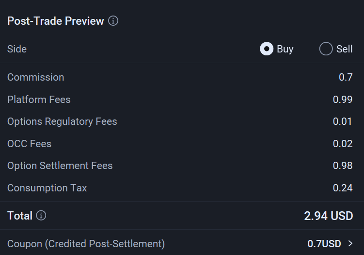 My last options feature review & QoL request (Options comms are actually cheaper?)