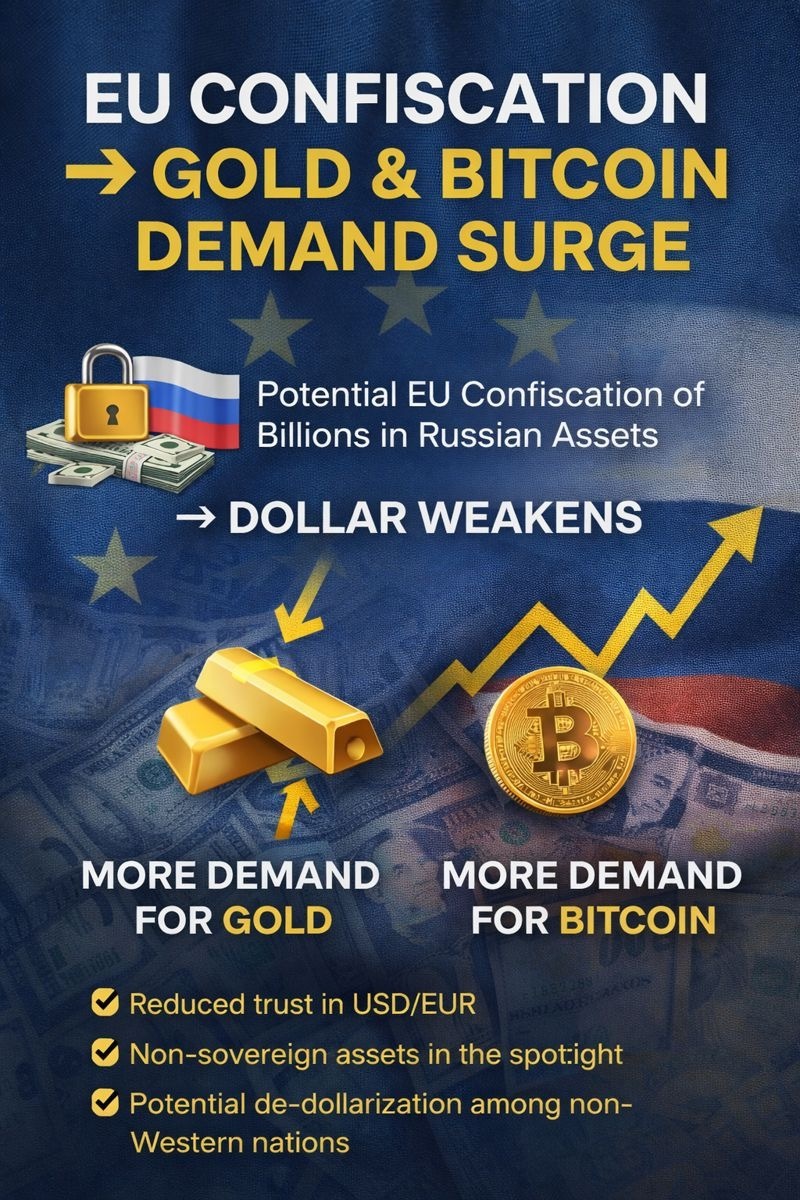 🚨🚨🚨EUがロシア資産を没収へ—金（ゴールド）とビットコインへの影響は？ - moomooコミュニティ