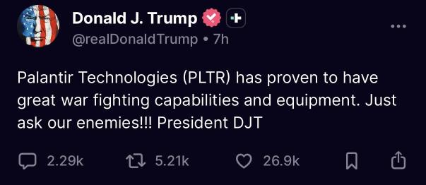 From President Trump