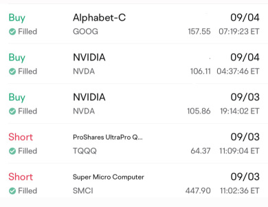 買入更多Nvda + Google | 作為對沖，空TQQQ/SMCI‼️