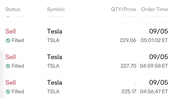 正しい決定をしたかどうかはわかりませんが、テスラのポジションから7-8%の利益を出して、現金ポジションをより確固たるレベルに増やす予定です‼️