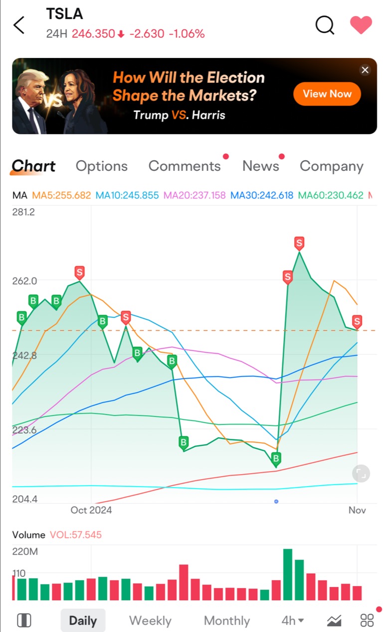 選舉玩法：特斯拉和NVDA‼️風險還是機會？🥵你的策略是什麼？