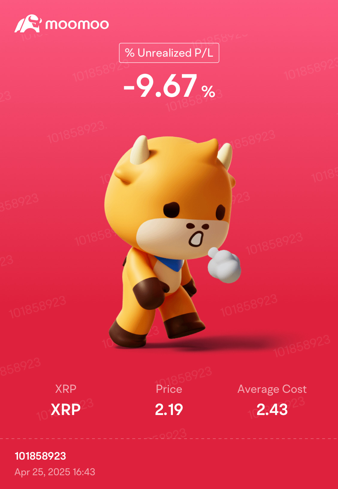 XRP dropped