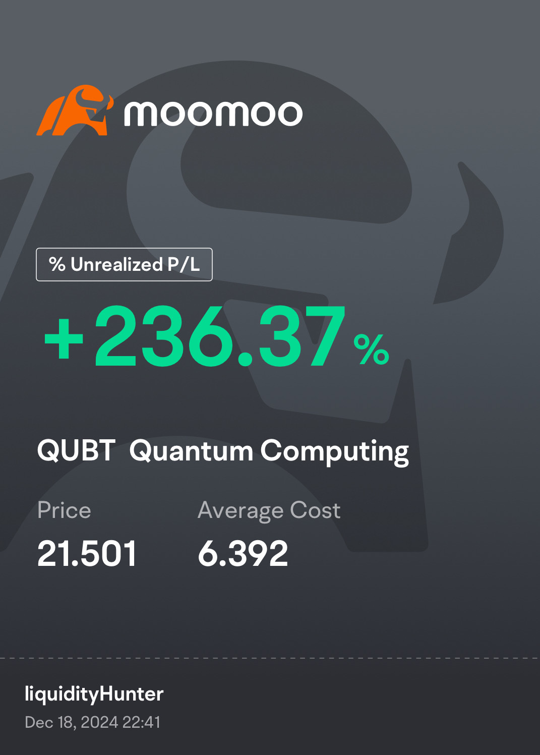 i dont get it why is it so popular ? $Quantum Computing (QUBT.US)$