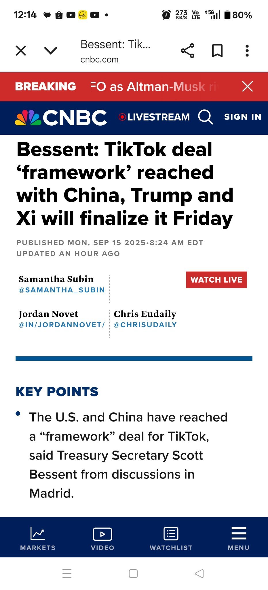 特朗普媒体科技集团(DJT.US)$可能是购买TikTok或参与TikTok收购财团的那一个。 $福克斯公司-B (... - moomoo 社区