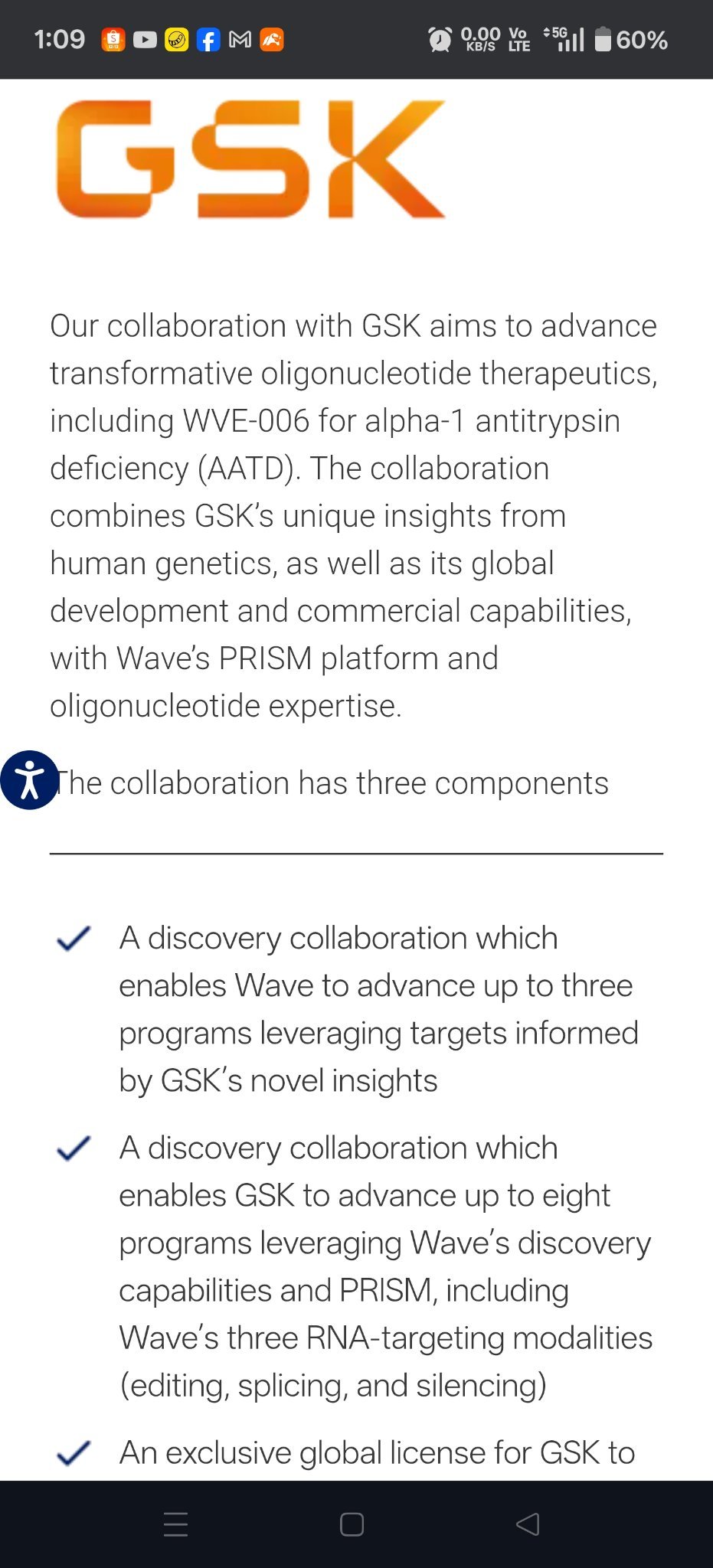 Wave Life Sciences (WVE.US)$ GSK将需要一种可以在美国柜台销售的减肥药。我感觉会有收购发... - moomoo 社区