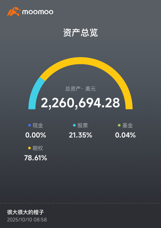 更新下我美股仓位近况，让大家一起焦虑下
