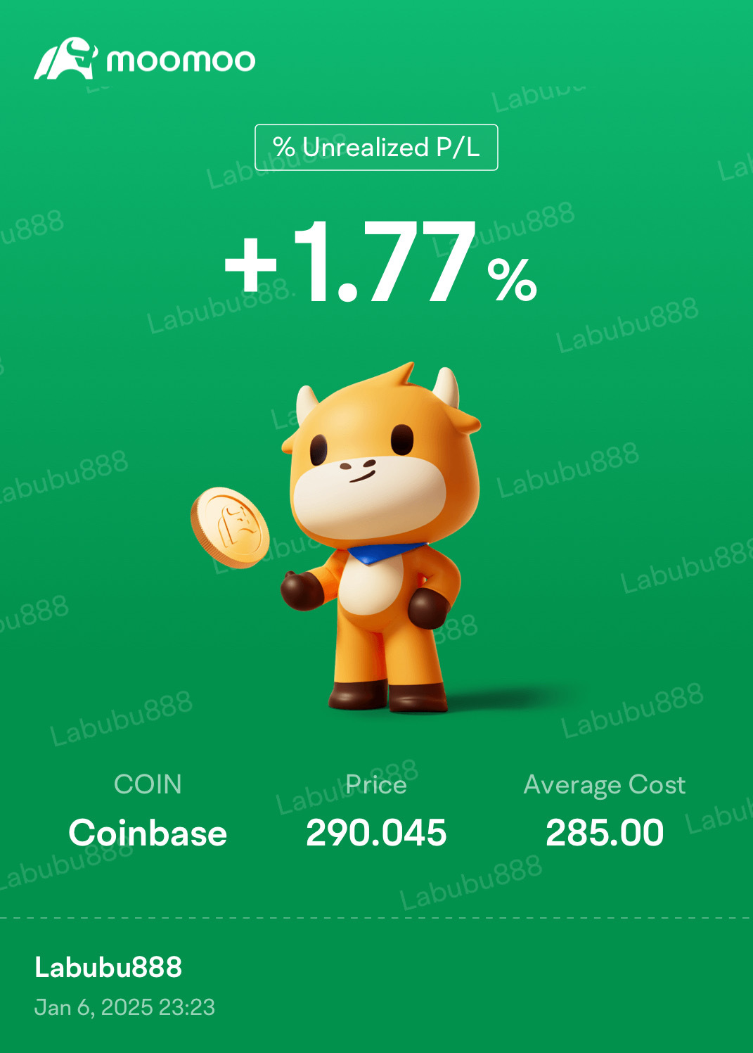 Coinbase, 请创下最高价！