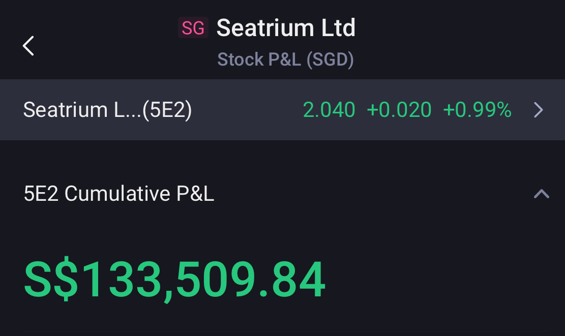 $Seatrium Ltd (5E2.SG)$ 皆が繁栄することを願っています