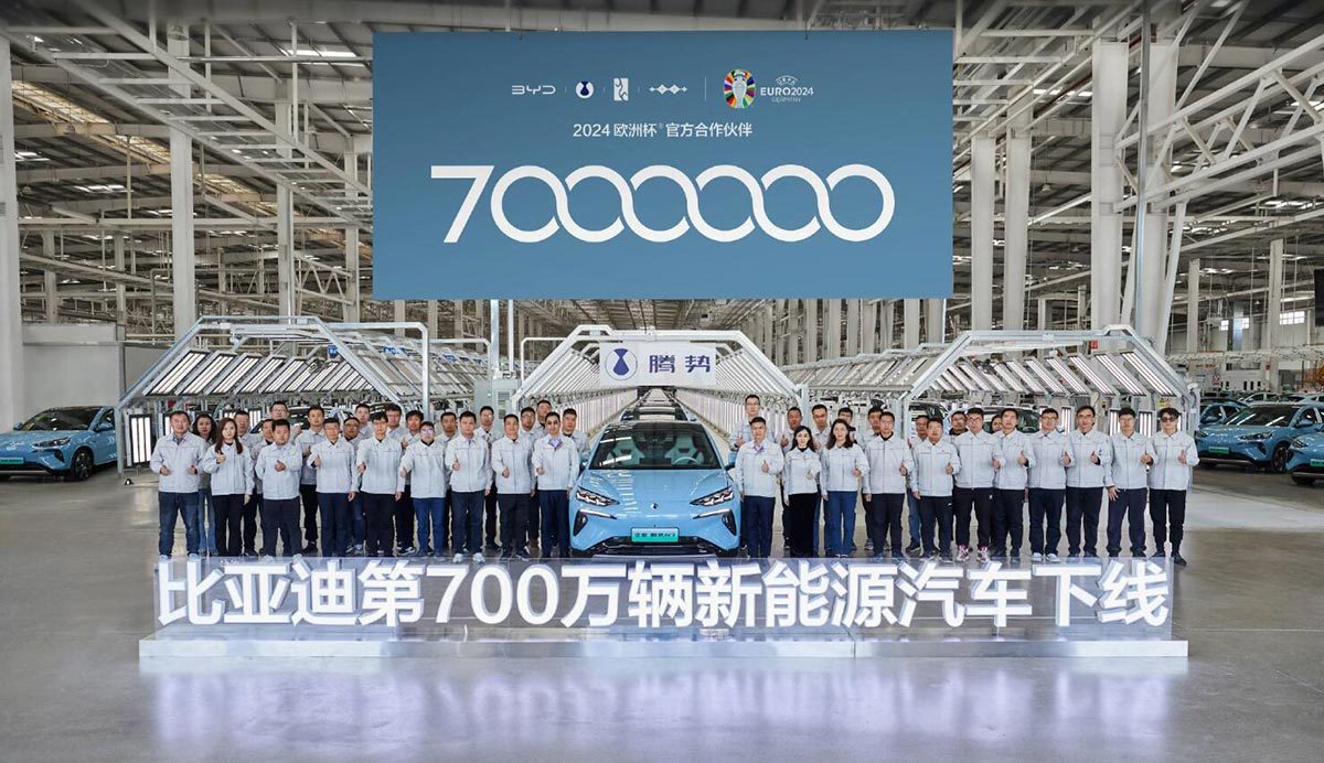 BYD sees 7 millionth NEV roll off assembly line