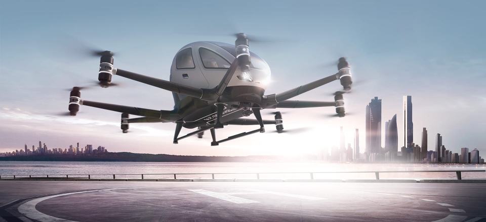 中国の自律型eVTOL EH216-Sがブラジルで空に上がる