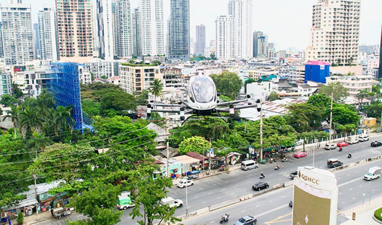 Air Taxi Company Makes First Passenger Flights in Thailand; Pilotless