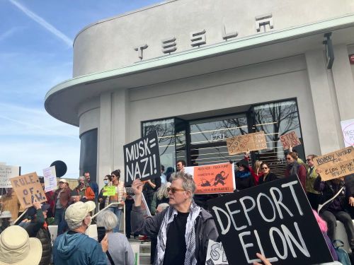 Anti-Tesla Protests, Sell-Offs Mount As Musk Raids The U.S. Government