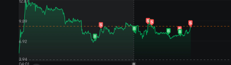 多虧了這支股票。提示：不要買超過8.0。