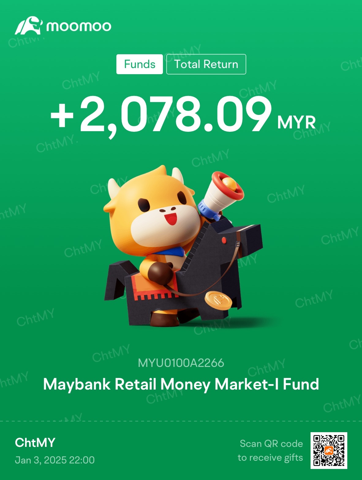 $Maybank Retail Money Market-I Fund (MYU0100A2266.MF)$ Snow ball rolling[Peace]