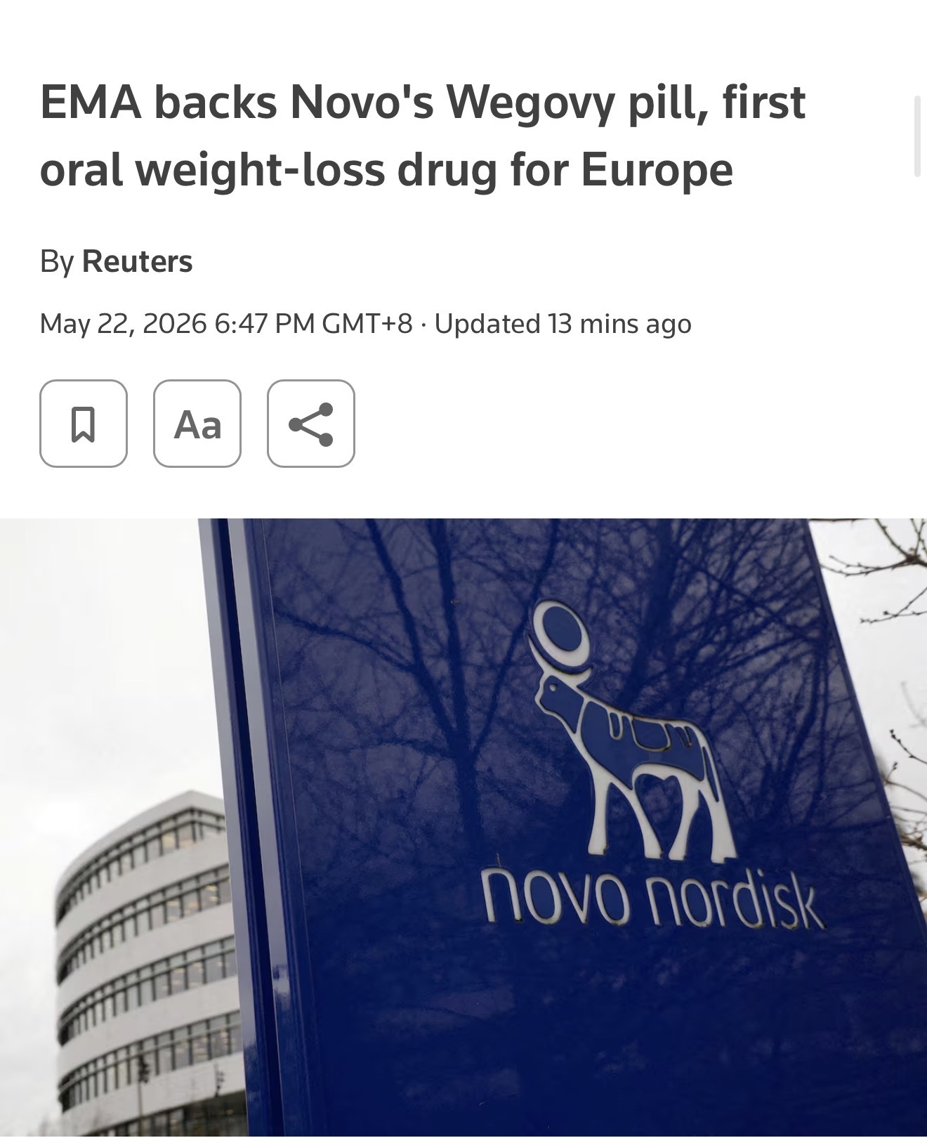 $Novo-Nordisk A/S (NVO.US)$ Planting a flag in Europe first, expecting oral drugs to see explosive growth this year