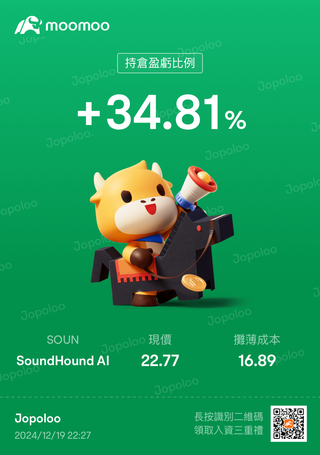 $SoundHound AI (SOUN.US)$ 我們今天的目標30[抓狂][抓狂][抓狂][抓狂][加油呀][加油呀][加油呀][加油呀][色][色][色][色][色][色][色]