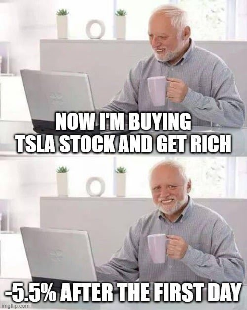 Now I‘m buying TSLA STOCK AND GET RICH $Tesla (TSLA.US)$