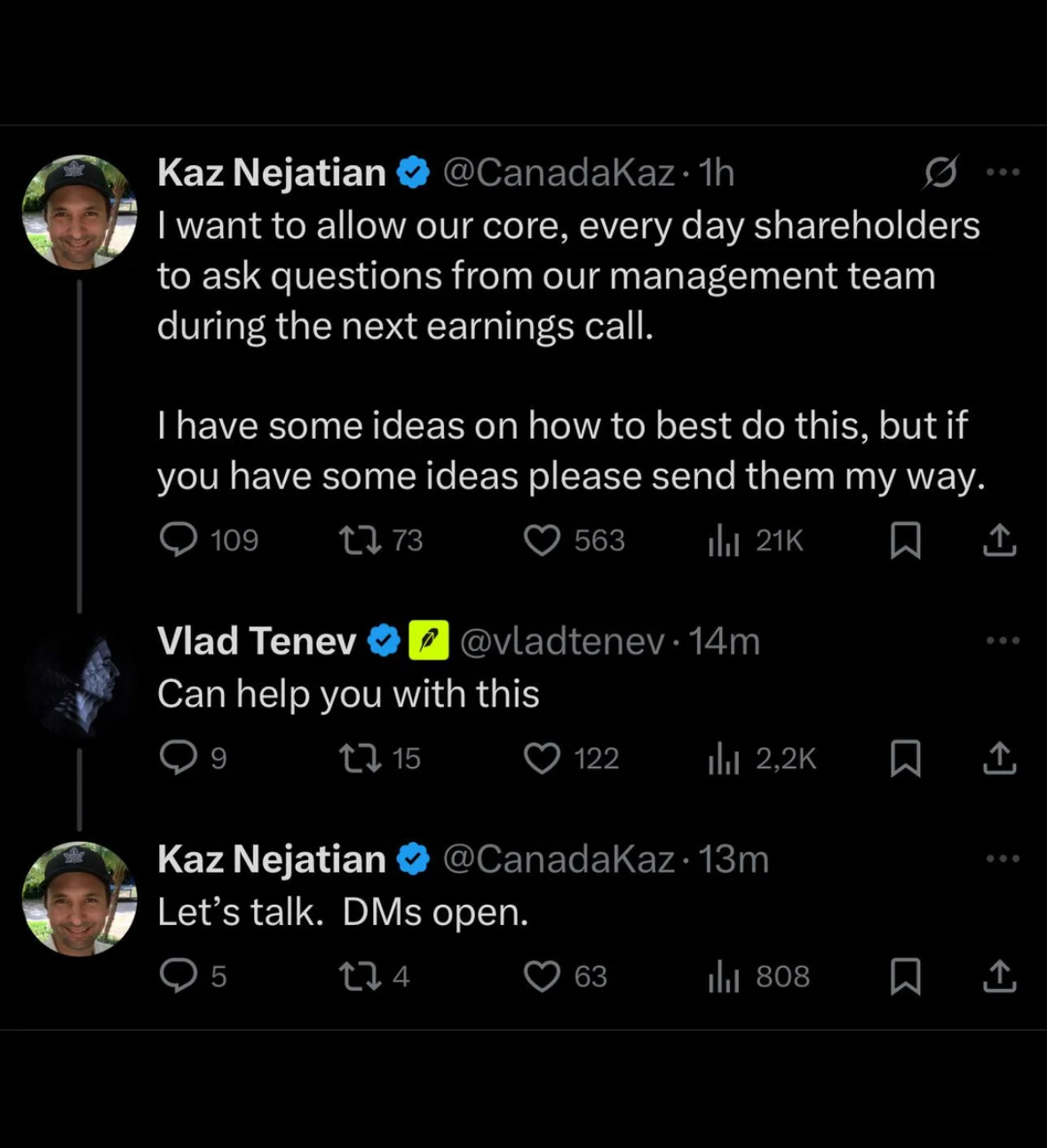 當Robinhood首席執行官關注OPEN時，這是看漲信號