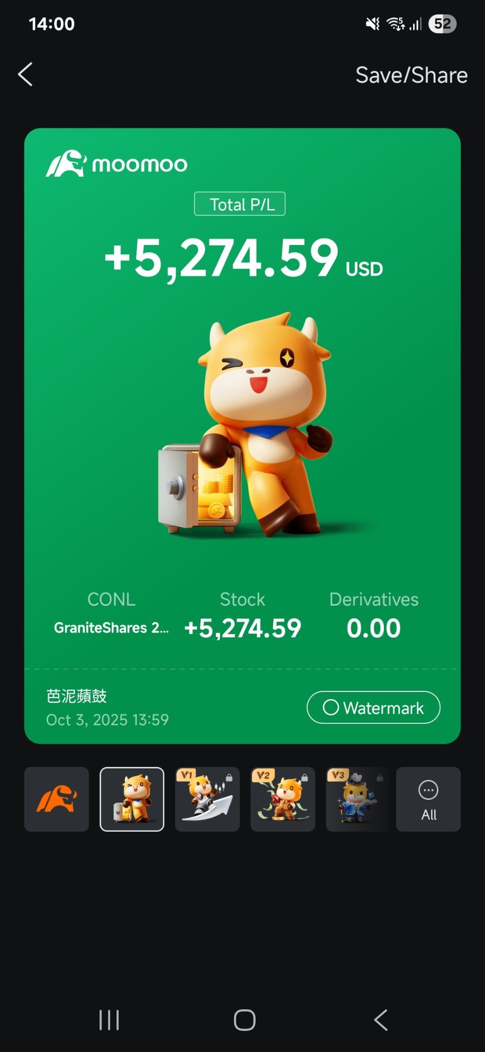 グラナイトシェアーズ2倍ロング・コインベース・グローバル株デイリーETF (CONL.US)$ 昨日は良い利益を上げま... -  moomooコミュニティ