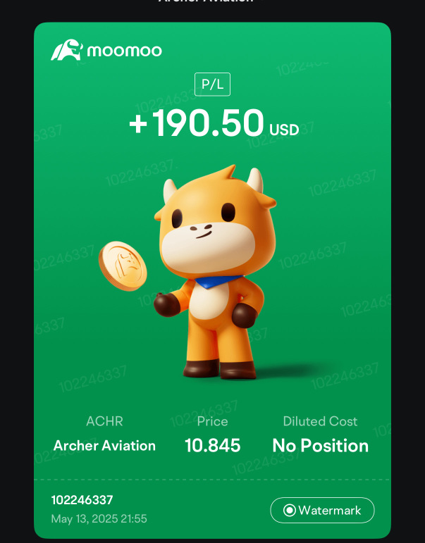 A quick gain !