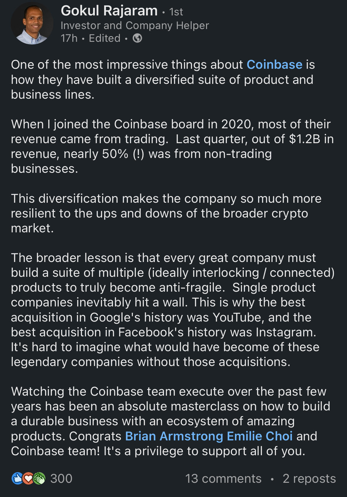 $Coinbase (COIN.US)$