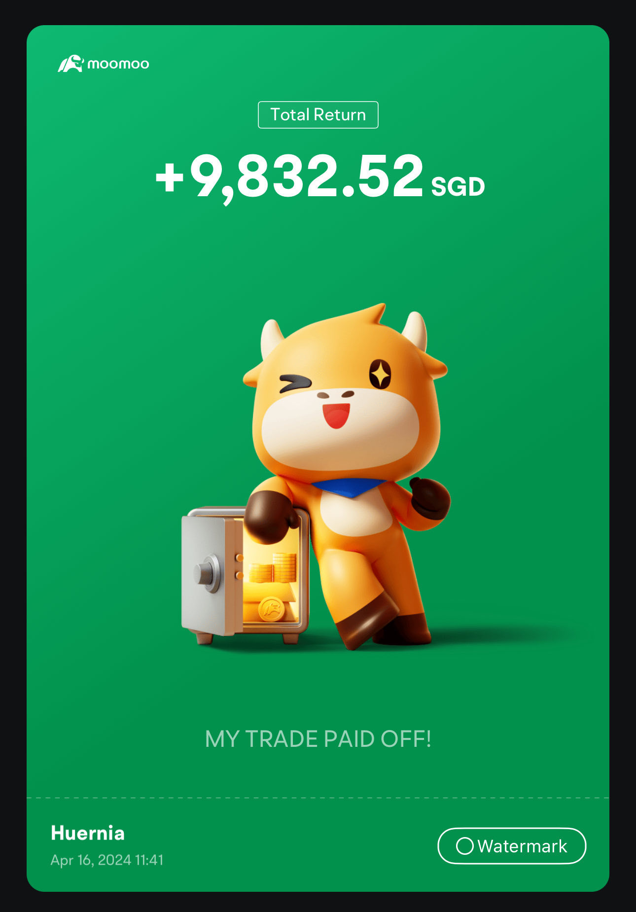 Wow!!! 1 million users! What an amazing feat! 💪🏼 I joined Moomoo in September 2022 when my friend “jio” me for the moomoo promotion. Great earning from Fuller...