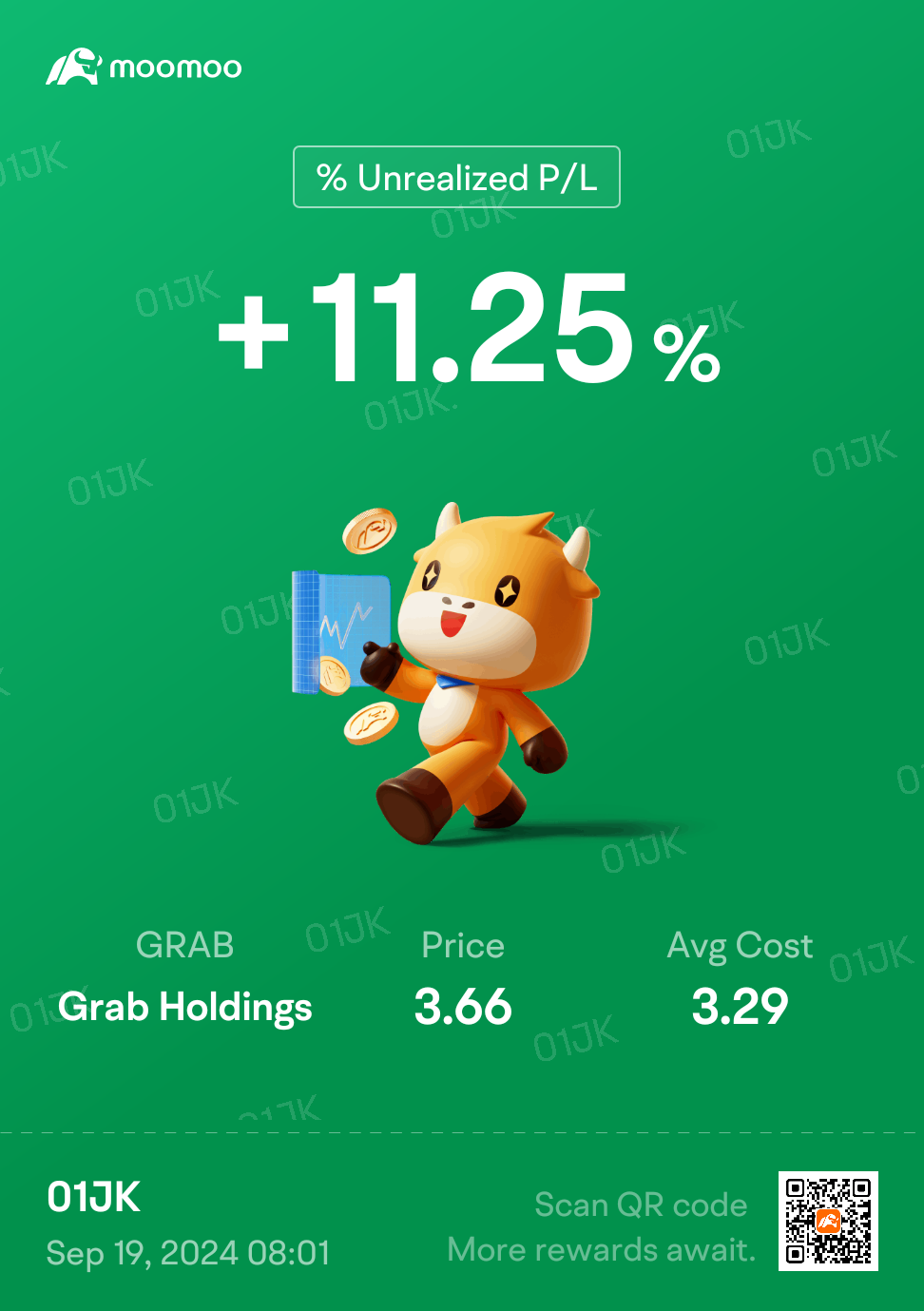 $Grab Holdings (GRAB.US)$[Wow]