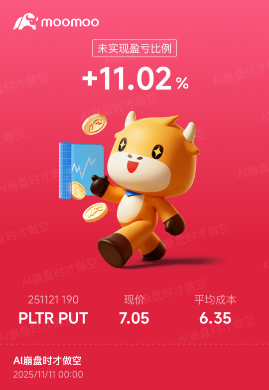 短暂做空pltr，估计一两天内抛掉