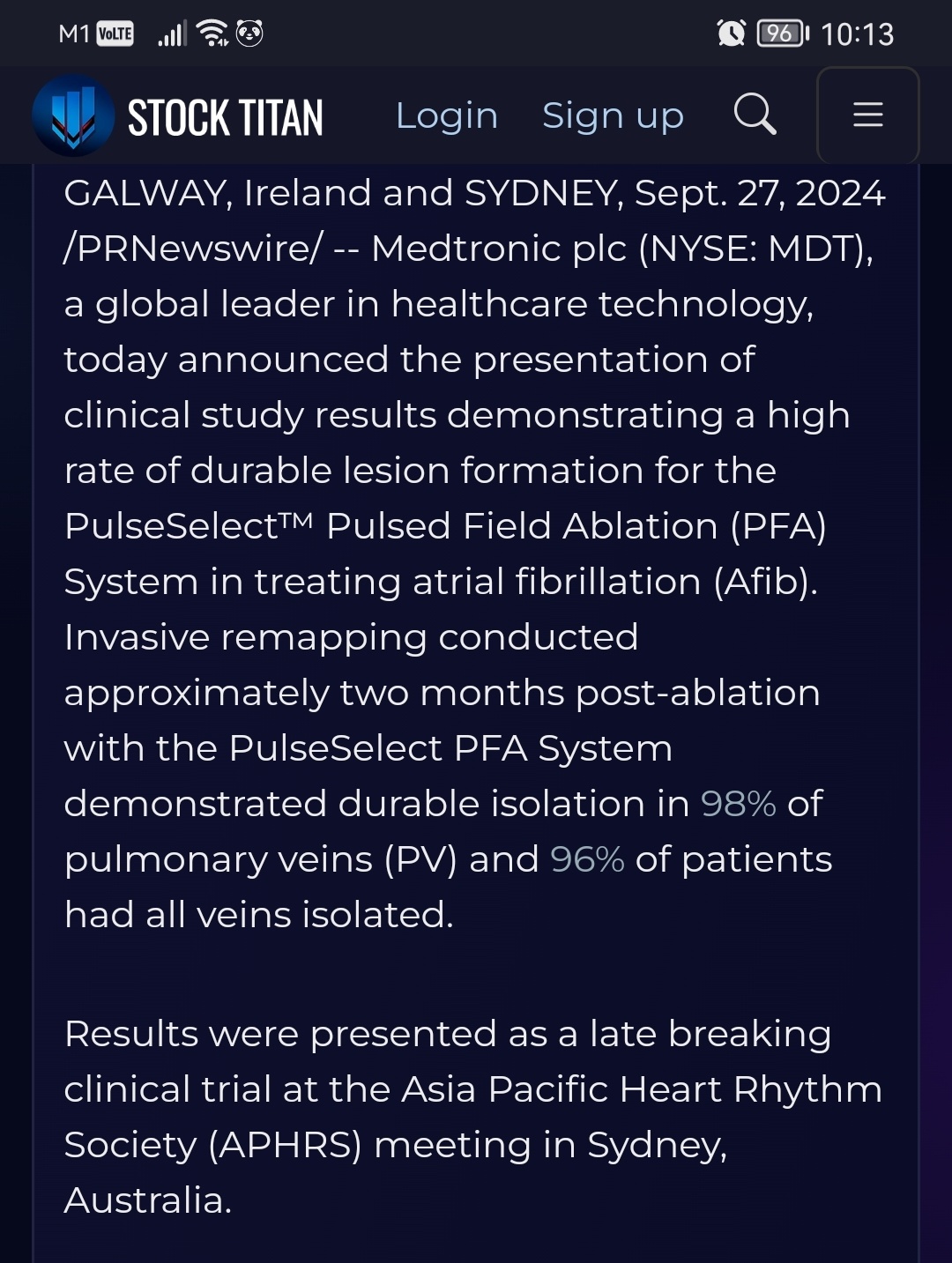 New clinical data demonstrate excellent lesion durability with PulseSelect™ Pulsed Field Ablation System in real-world setting as approvals and adoption expand ...