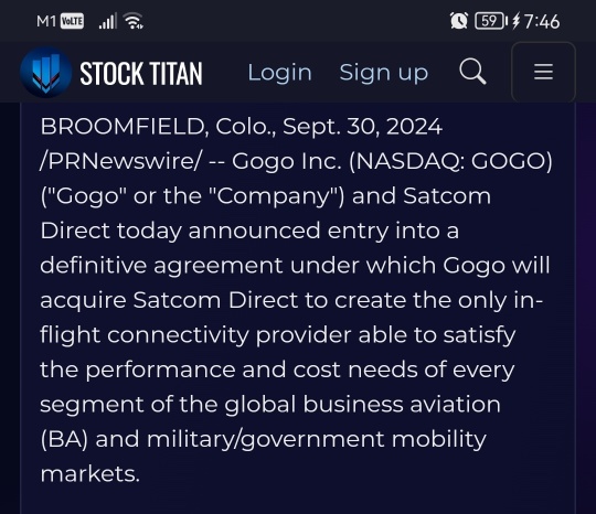 Gogo to Acquire Satcom Direct