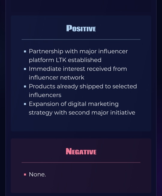 DBG Partners with LTK, a Large Influencer Platform, Receiving Strong Interest from Influencers With First Influencer Videos Launching Next Week