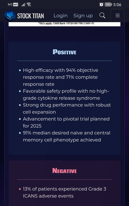 Lyell Presents Positive Initial Clinical Data from the Phase 1-2 Clinical Trial of IMPT-314 for the Treatment of B-cell Lymphoma at the 2024 ASH Annual Meeting