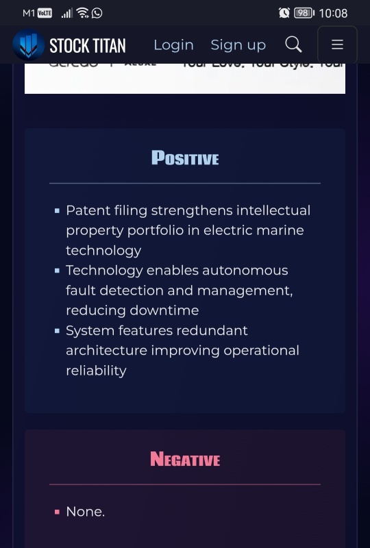 Vision Marine Technologies Files Patent Application for Independent Fault Detection Technology