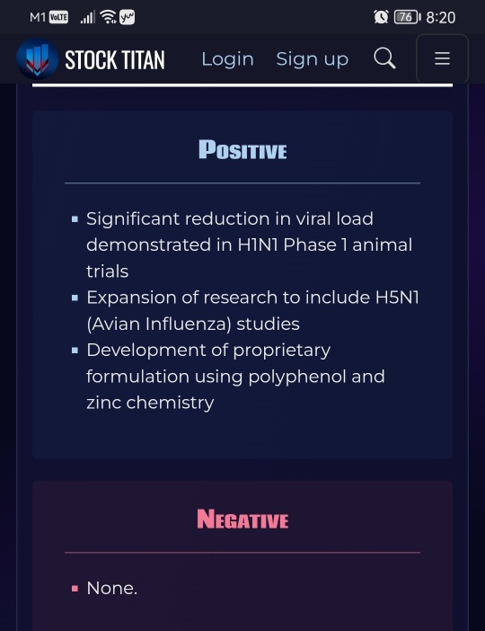 Mangoceuticals推进H1N1疗效研究，注意到第1阶段研究中病毒载量显著降低，并邀请Vipragen Biosciences组建H5N1群体进行扩展研究