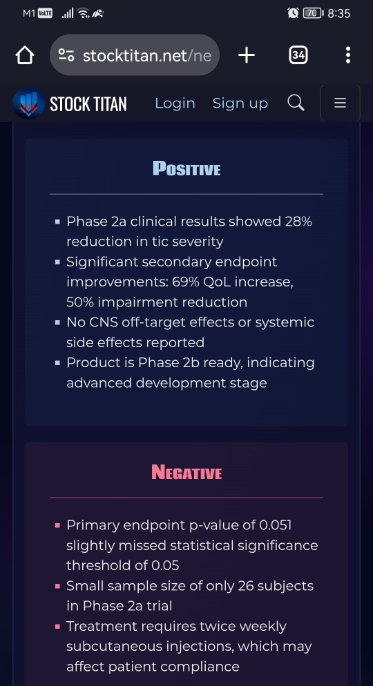 Relmada Therapeutics收購了來自Asarina Pharma AB的潛在圖雷特綜合症治療藥物