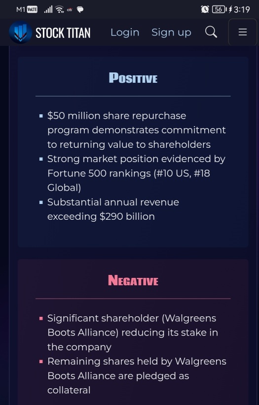 Cencora Announces Common Share Repurchase From Walgreens Boots Alliance